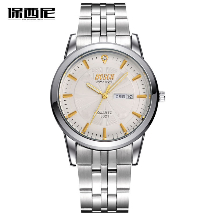 Montre Homme Mode Double Calendrier Montre À Bracelet, Montre Sport Loisir