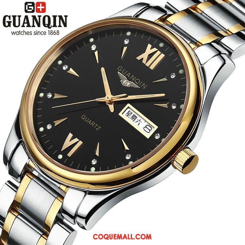 Montre Homme Mode Femme Simple, Montre Montre À Bracelet Tendance Gold