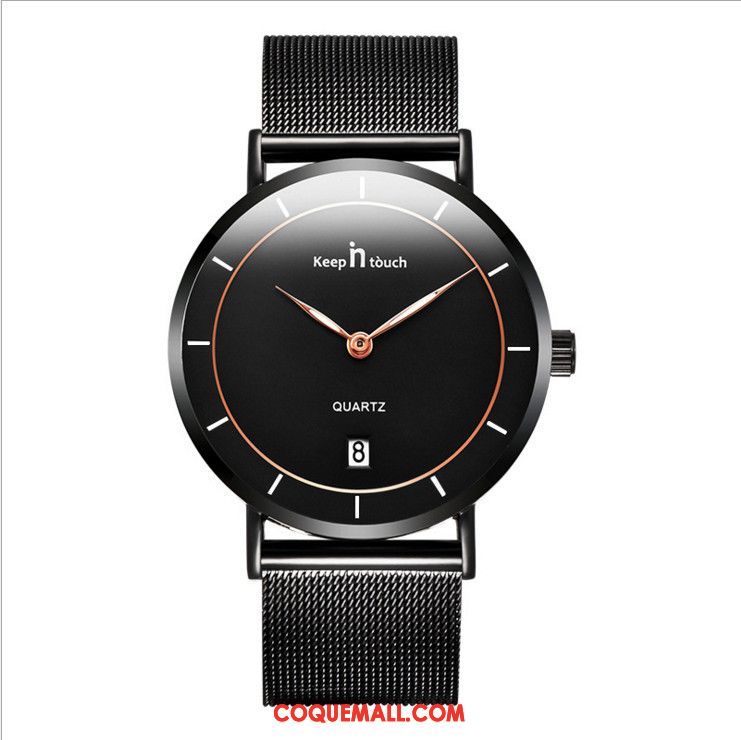 Montre Homme Mode Très Mince Le Nouveau, Montre Loisir Montre À Quartz