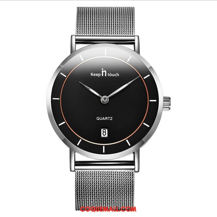 Montre Homme Mode Très Mince Le Nouveau, Montre Loisir Montre À Quartz