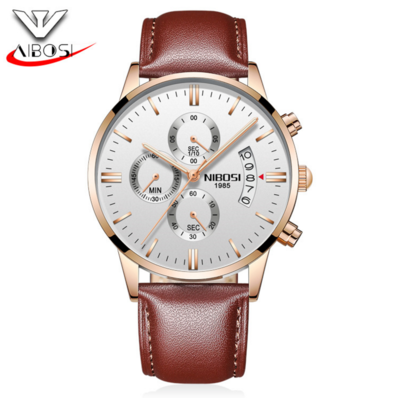 Montre Homme Noir Lumineux Amoureux, Montre Simple Tendance Gold