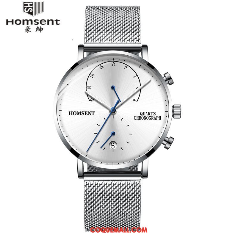 Montre Homme Sport Le Nouveau Authentique, Montre Montre À Bracelet Noir Blau