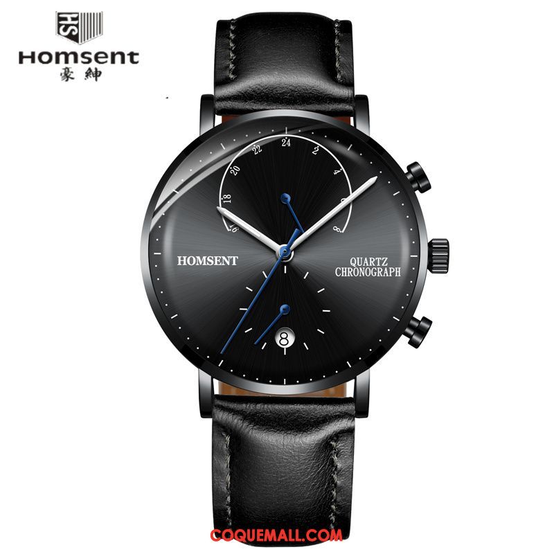 Montre Homme Sport Le Nouveau Authentique, Montre Montre À Bracelet Noir Blau