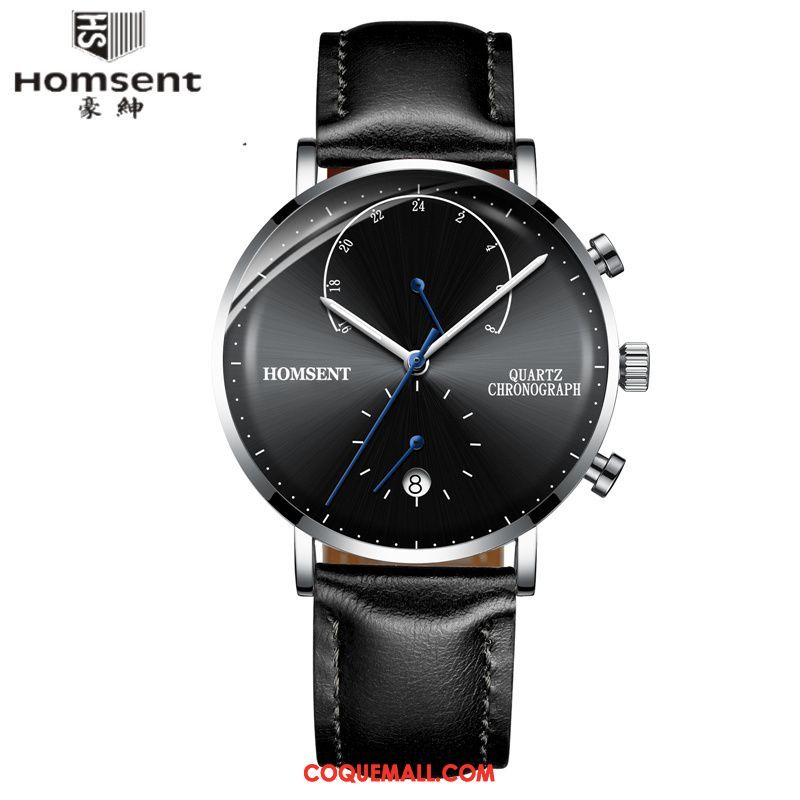 Montre Homme Sport Le Nouveau Authentique, Montre Montre À Bracelet Noir Blau