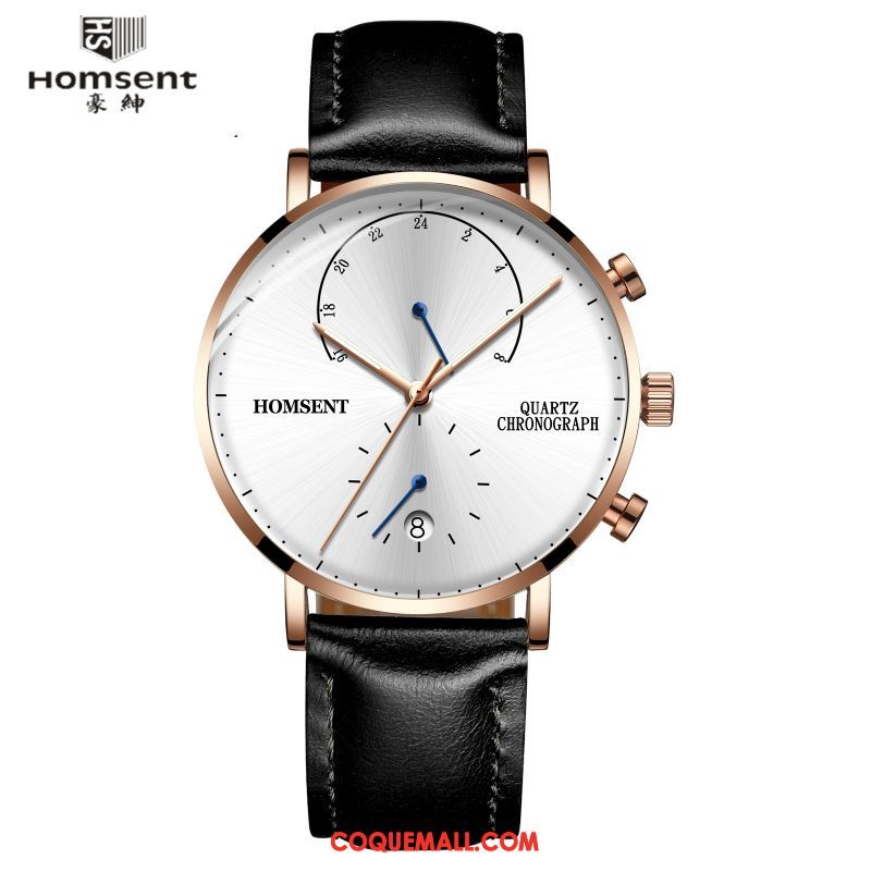 Montre Homme Sport Le Nouveau Authentique, Montre Montre À Bracelet Noir Blau