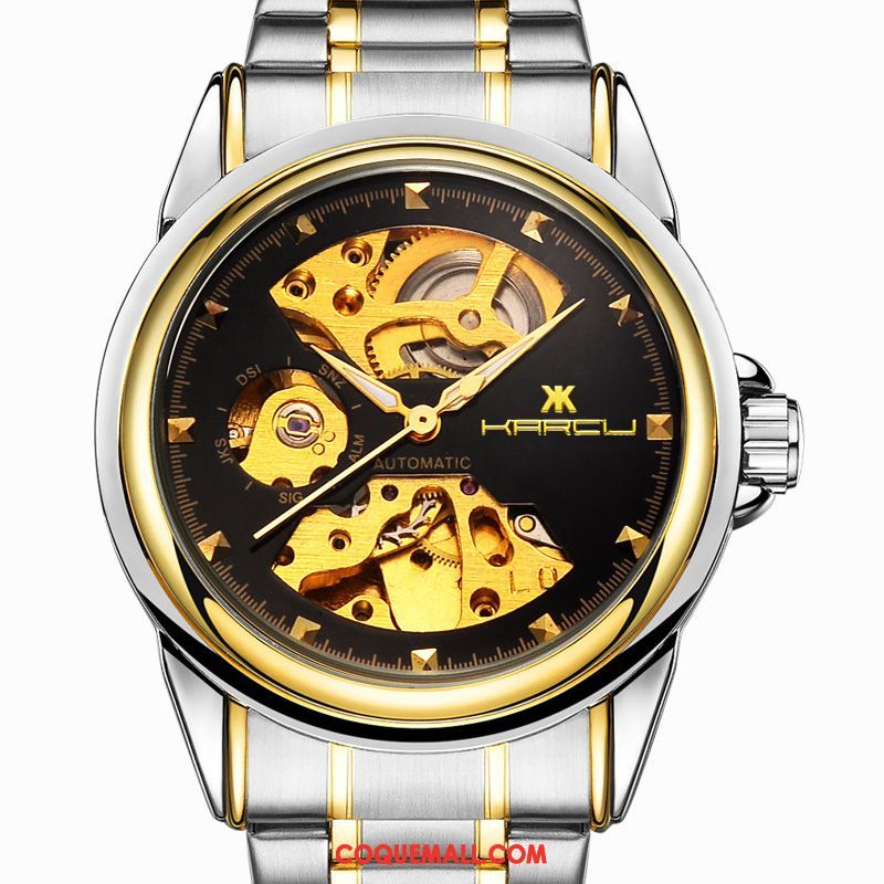 Montre Homme Étanche Automatique Entreprise, Montre Étudiant Lumineux Gold