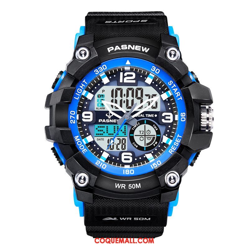 Montre Homme Étanche Forces Spéciales Noir, Montre Montre À Bracelet Tactique Blau