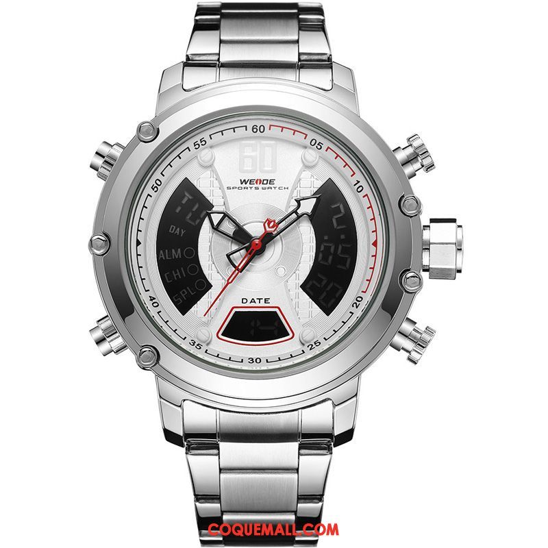 Montre Homme Étanche Multifonctions Mode, Montre Tendance Loisir