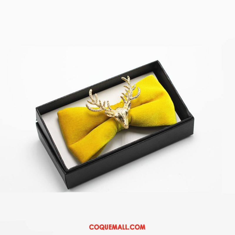 Nœud Papillon Femme Homme Le Marié Dragon, Nœud Papillon Meilleur Homme Noël Gold