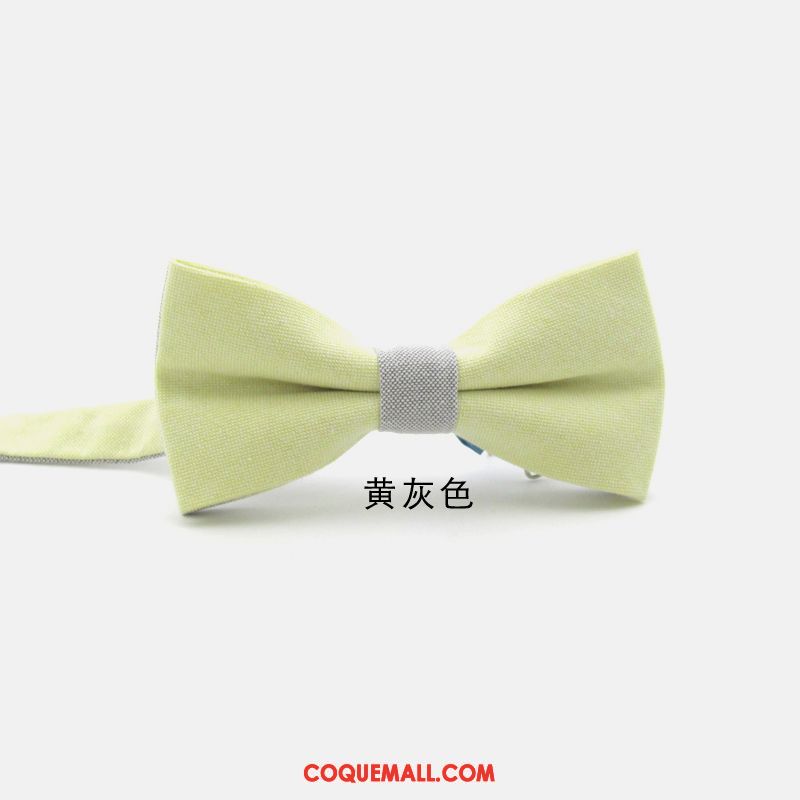 Nœud Papillon Homme Arc Coton Poudre, Nœud Papillon Vêtements De Cérémonie Marier