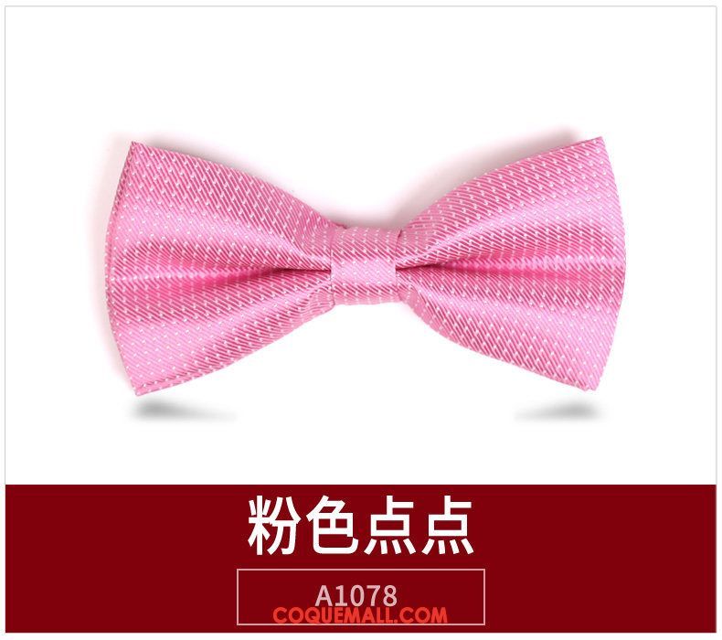 Nœud Papillon Homme Arc Rouge Marier, Nœud Papillon Pure Couleur Banquet