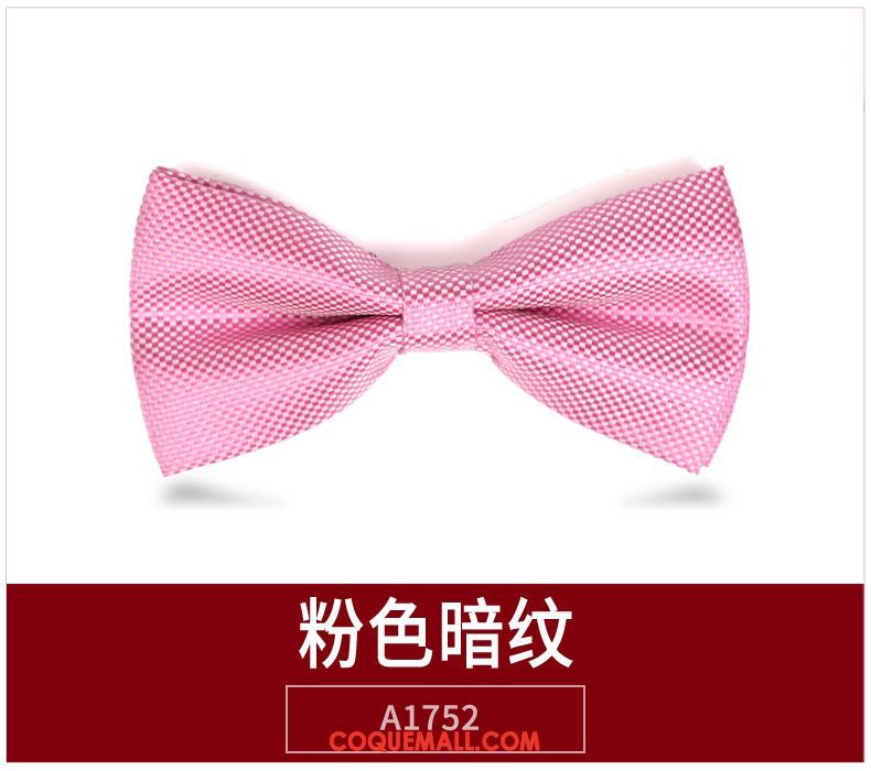 Nœud Papillon Homme Arc Rouge Marier, Nœud Papillon Pure Couleur Banquet