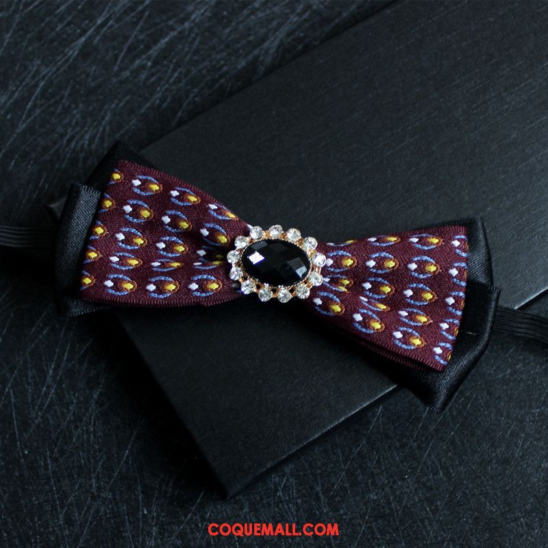 Nœud Papillon Homme Le Marié Europe Couche Double, Nœud Papillon Meilleur Homme Britanique