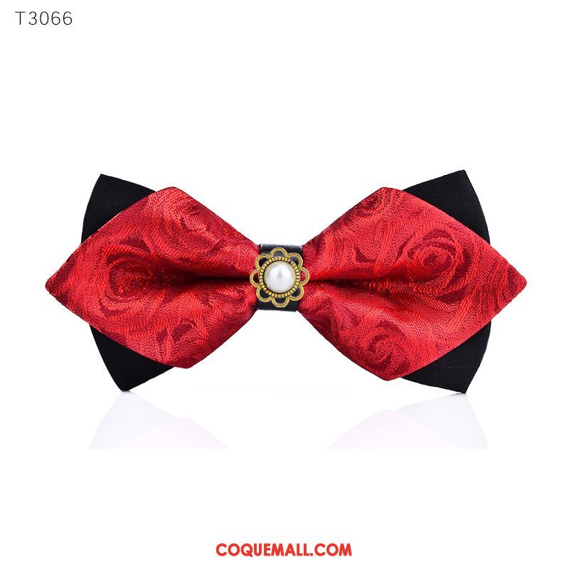 Nœud Papillon Homme Le Marié Le Nouveau Rouge, Nœud Papillon Entreprise Marier