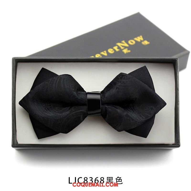 Nœud Papillon Homme Le Marié Meilleur Homme Noir, Nœud Papillon Petit Marier