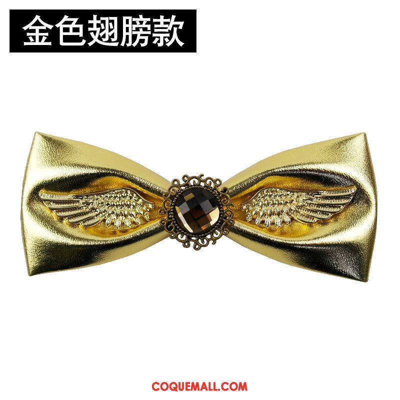 Nœud Papillon Homme Marier Arc Le Marié, Nœud Papillon Personnalité Tendance Gold