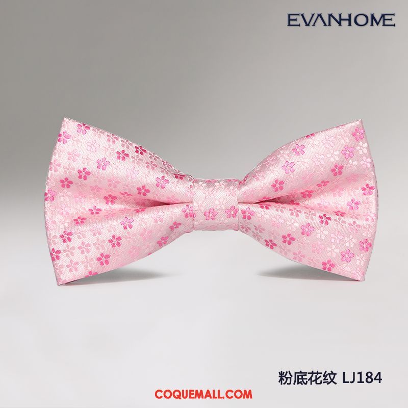 Nœud Papillon Homme Vêtements De Cérémonie Robe Arc, Nœud Papillon Rose Mariage