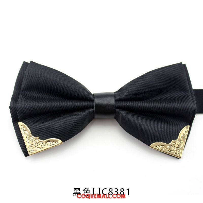 Nœud Papillon Homme Élégant Vêtements De Cérémonie Entreprise, Nœud Papillon Qualité Arc Gold