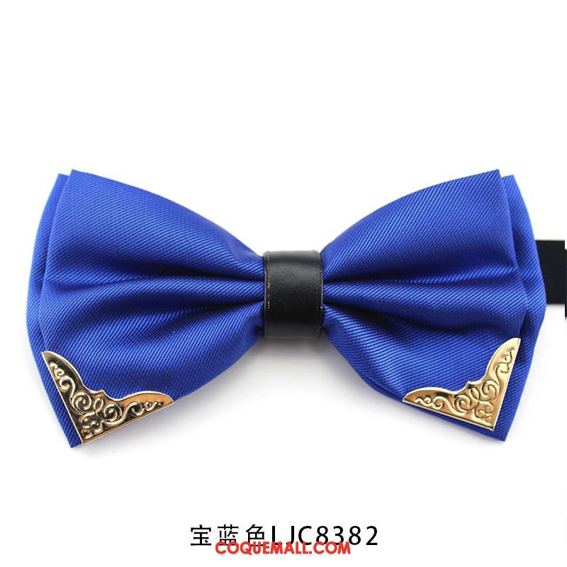 Nœud Papillon Homme Élégant Vêtements De Cérémonie Entreprise, Nœud Papillon Qualité Arc Gold