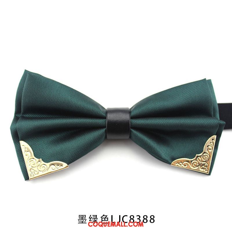 Nœud Papillon Homme Élégant Vêtements De Cérémonie Entreprise, Nœud Papillon Qualité Arc Gold