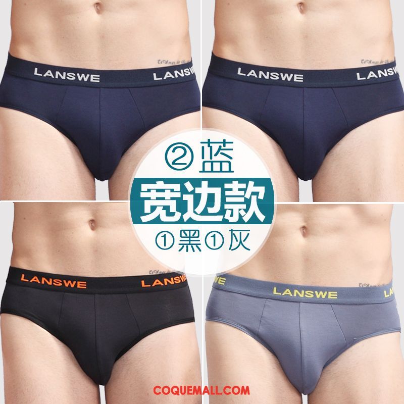 Shorty Homme Bambou Côté Fin Jeunesse, Shorty La Soie De Glace Triangle Blau