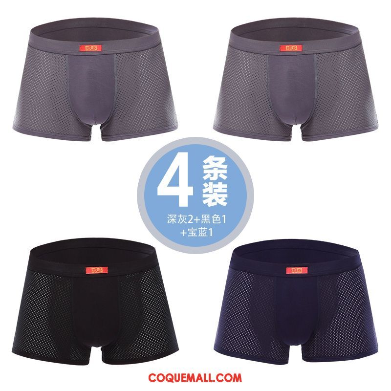 Shorty Homme Violet Sport Taille Basse, Shorty Court Triangle