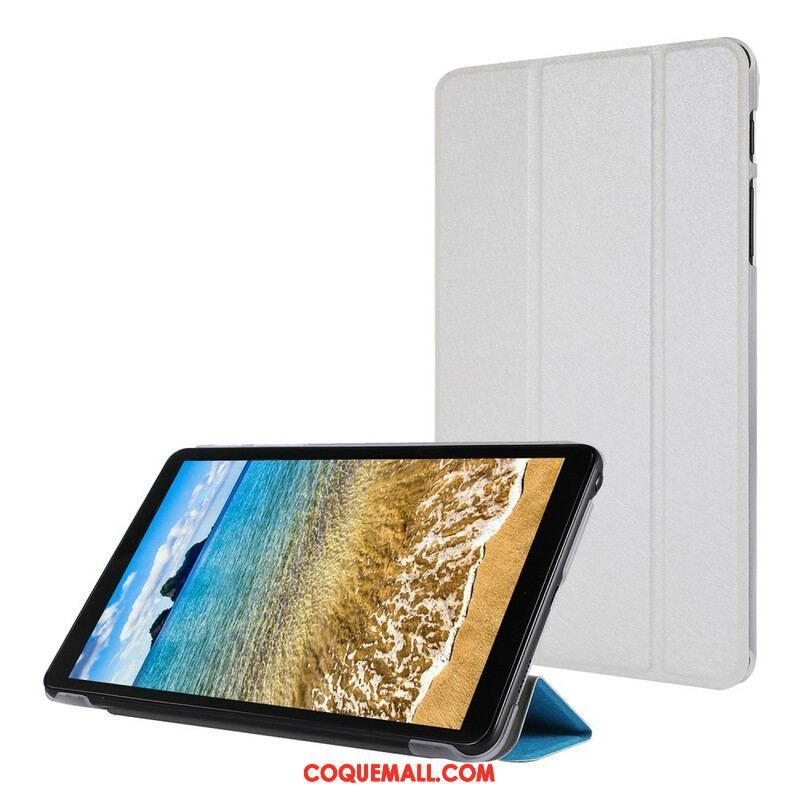 Smart Case Samsung Galaxy Tab A7 Lite Simili Cuir Texture Soie