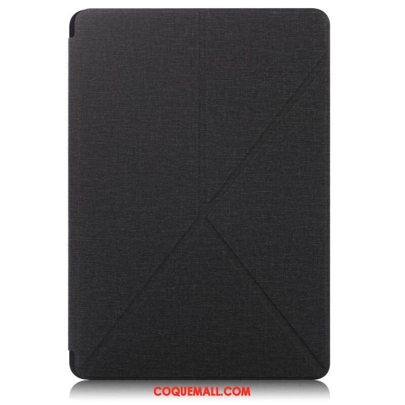 Smart Case Samsung Galaxy Tab S7 FE Texture Tissu Origami