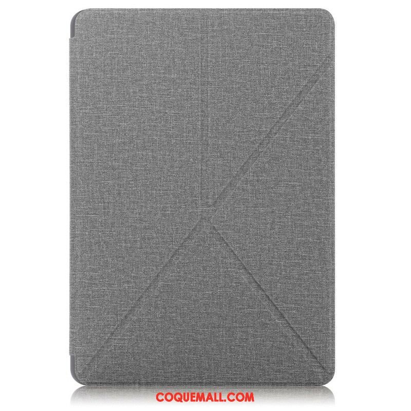 Smart Case Samsung Galaxy Tab S7 FE Texture Tissu Origami