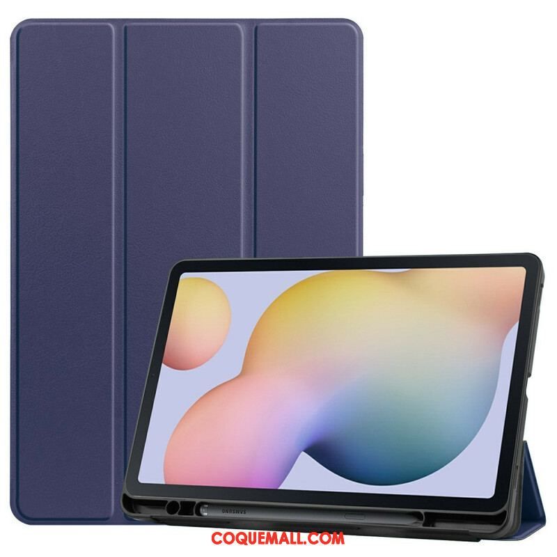 Smart Case Samsung Galaxy Tab S8 / Tab S7 Trois Volets Porte-Stylet