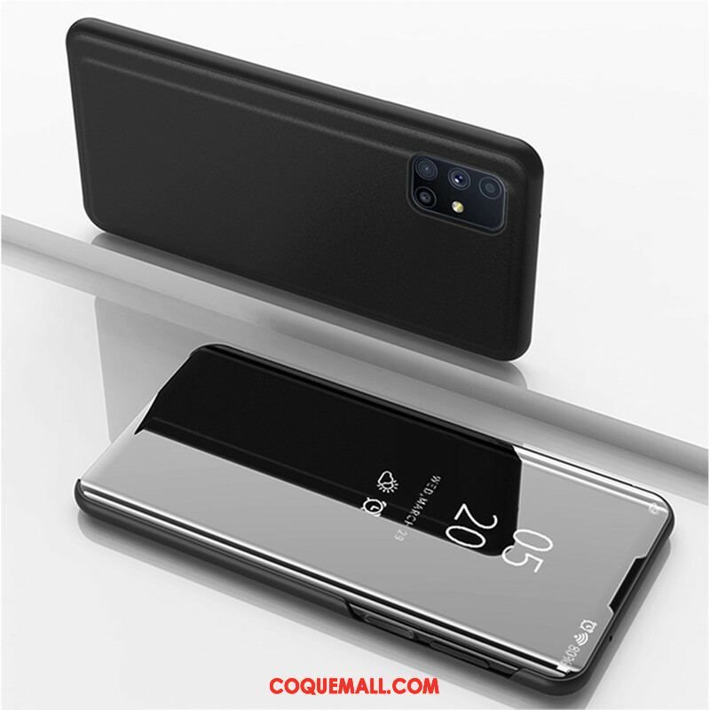 View Cover Samsung Galaxy M51 Miroir et Simili Cuir