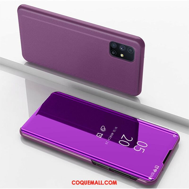 View Cover Samsung Galaxy M51 Miroir et Simili Cuir