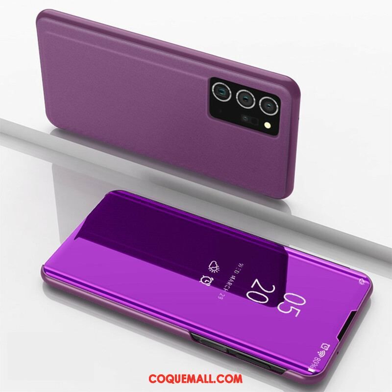 View Cover Samsung Galaxy Note 20 Miroir et Simili Cuir