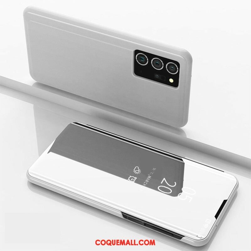 View Cover Samsung Galaxy Note 20 Miroir et Simili Cuir