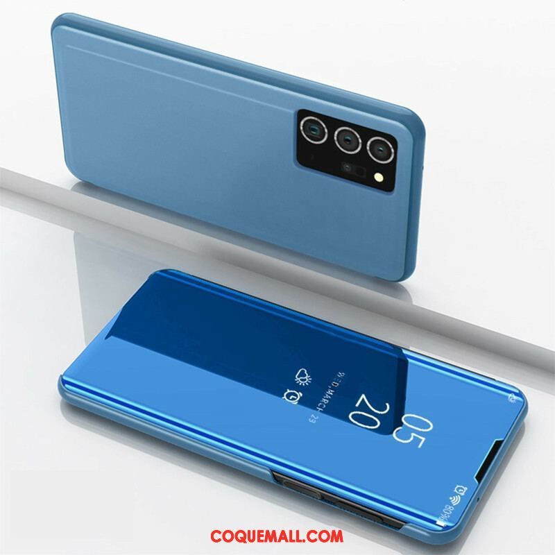 View Cover Samsung Galaxy Note 20 Ultra Miroir et Simili Cuir