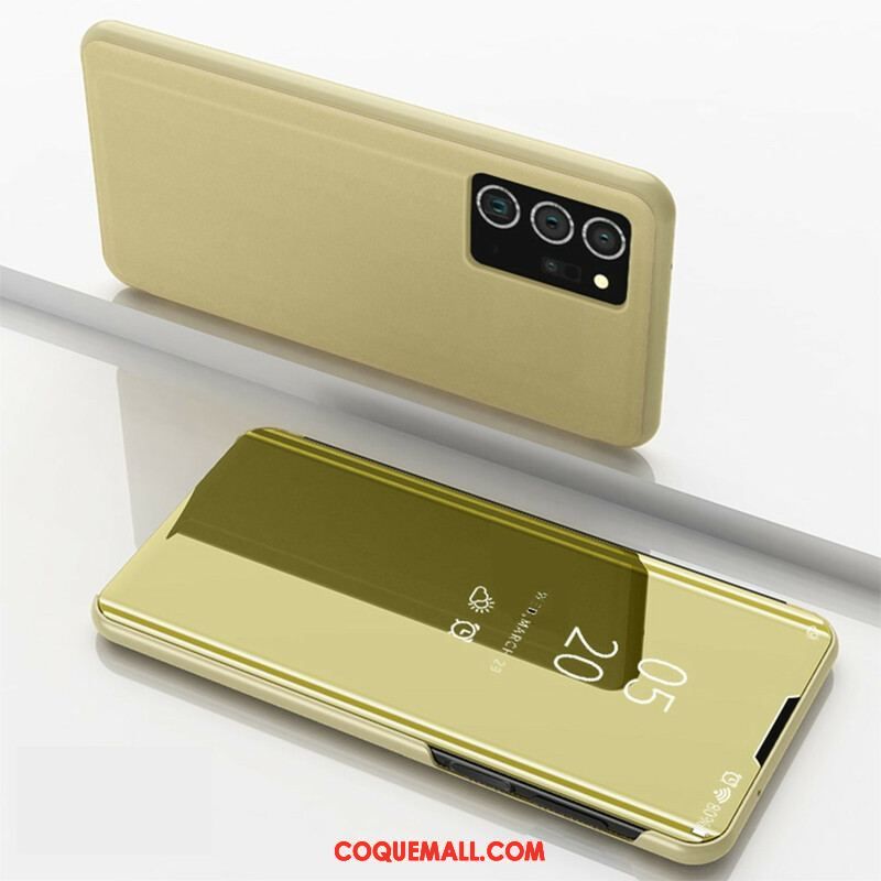 View Cover Samsung Galaxy Note 20 Ultra Miroir et Simili Cuir