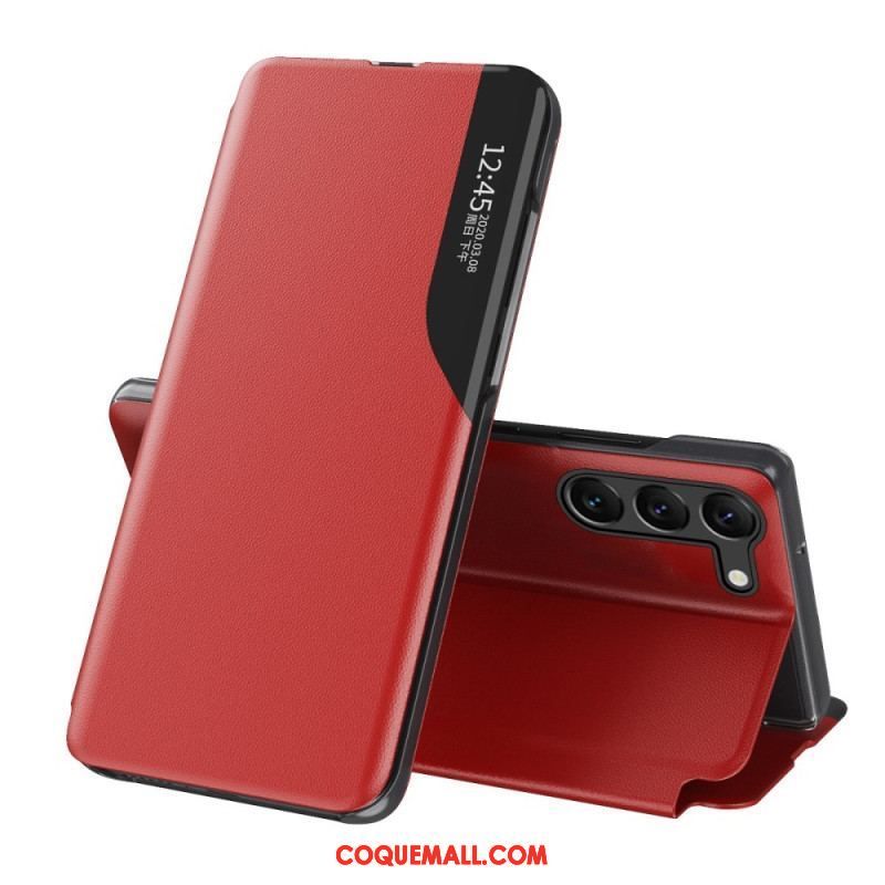 View Cover Samsung Galaxy S23 Plus 5G Simili Cuir