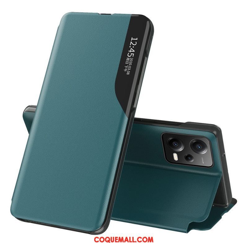 View Cover Xiaomi Redmi Note 12/Poco X5 5G Simili Cuir