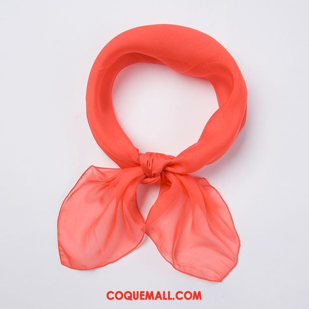 Écharpe Femme Soie Mulberry Foulard Section Mince, Écharpe Hiver Enfant