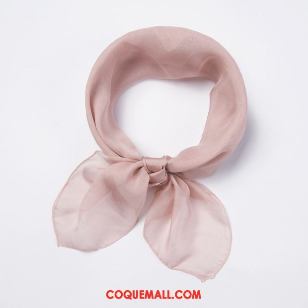 Écharpe Femme Soie Mulberry Foulard Section Mince, Écharpe Hiver Enfant