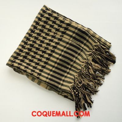 Écharpe Homme Tactique Les Fanatiques Militaires Étanche Au Vent, Écharpe Coton Femme Sandfarben
