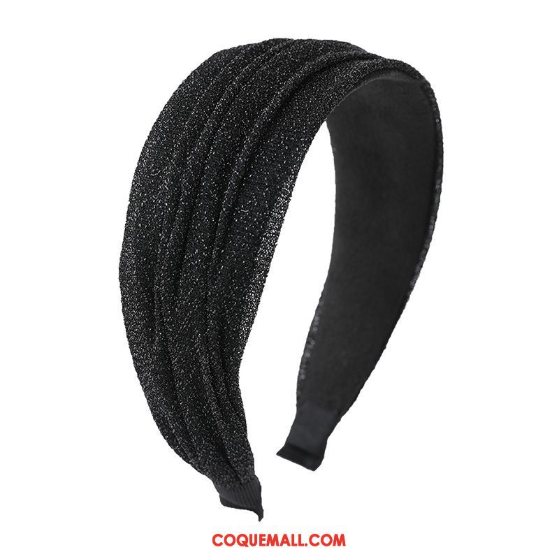 Épingle À Cheveux Femme Bandeau Côté Large Adulte, Épingle À Cheveux Doux Gris