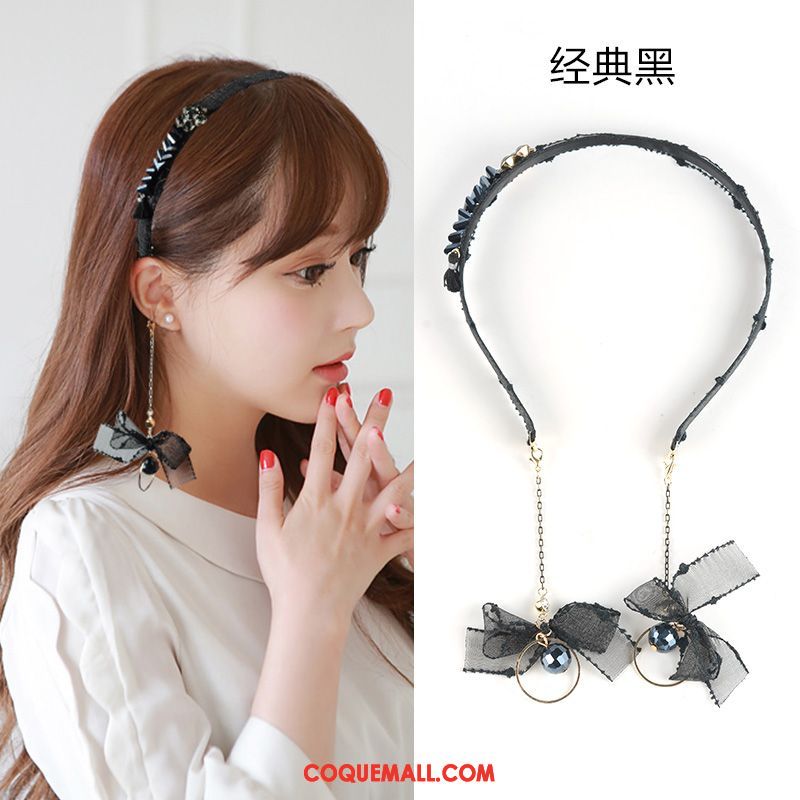 Épingle À Cheveux Femme Bandeau Tassel Fil De Soie, Épingle À Cheveux Gris Frais