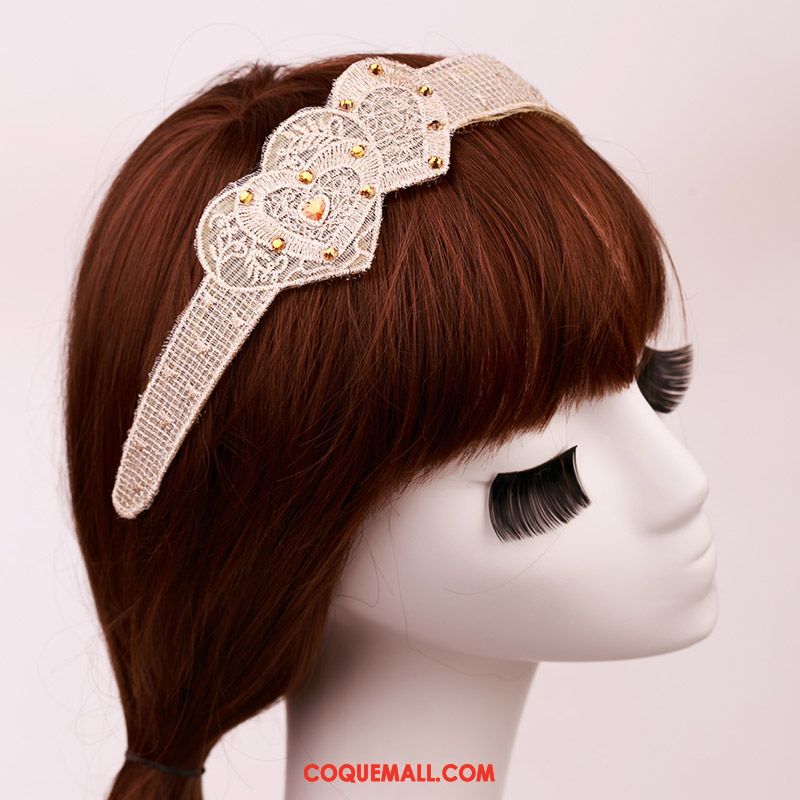 Épingle À Cheveux Femme Beige Bandes Cheveux Papillon, Épingle À Cheveux Couvre-chefs Arc