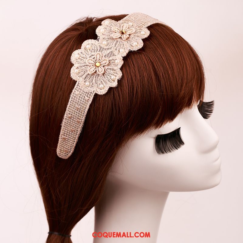 Épingle À Cheveux Femme Beige Bandes Cheveux Papillon, Épingle À Cheveux Couvre-chefs Arc