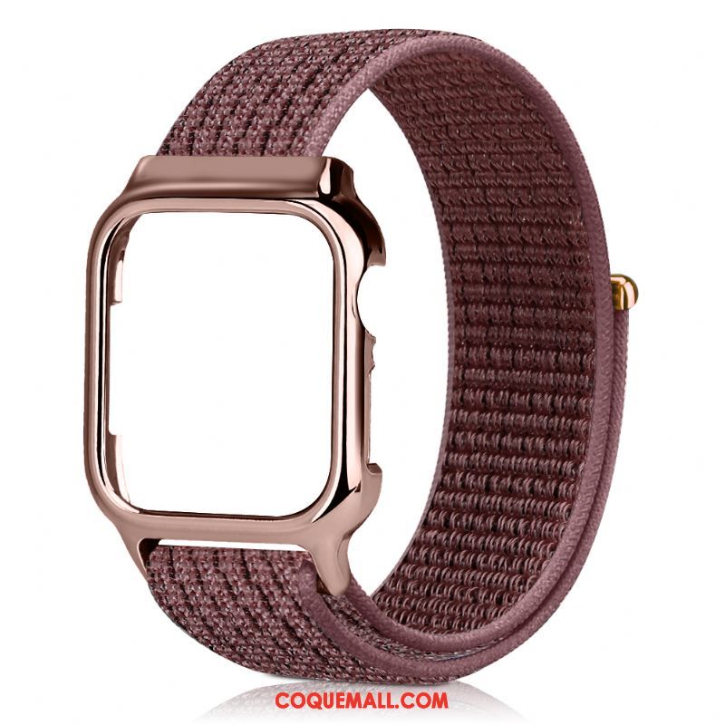 Étui Apple Watch Series 1 Créatif Personnalité Tendance, Coque Apple Watch Series 1 Nylon Rose