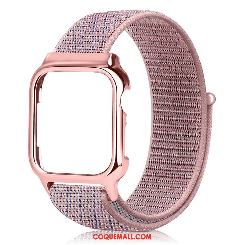 Étui Apple Watch Series 1 Créatif Personnalité Tendance, Coque Apple Watch Series 1 Nylon Rose