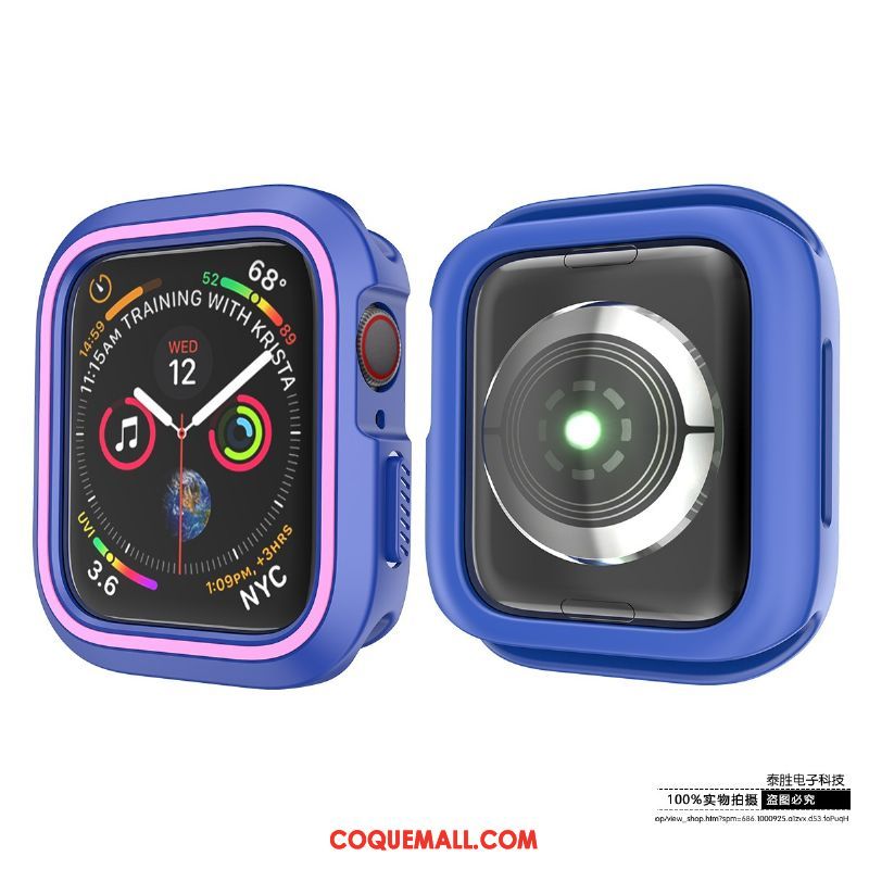 Étui Apple Watch Series 1 Fluide Doux Créatif Protection, Coque Apple Watch Series 1 Tout Compris Noir