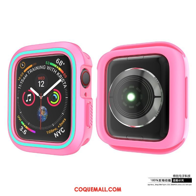 Étui Apple Watch Series 1 Fluide Doux Créatif Protection, Coque Apple Watch Series 1 Tout Compris Noir