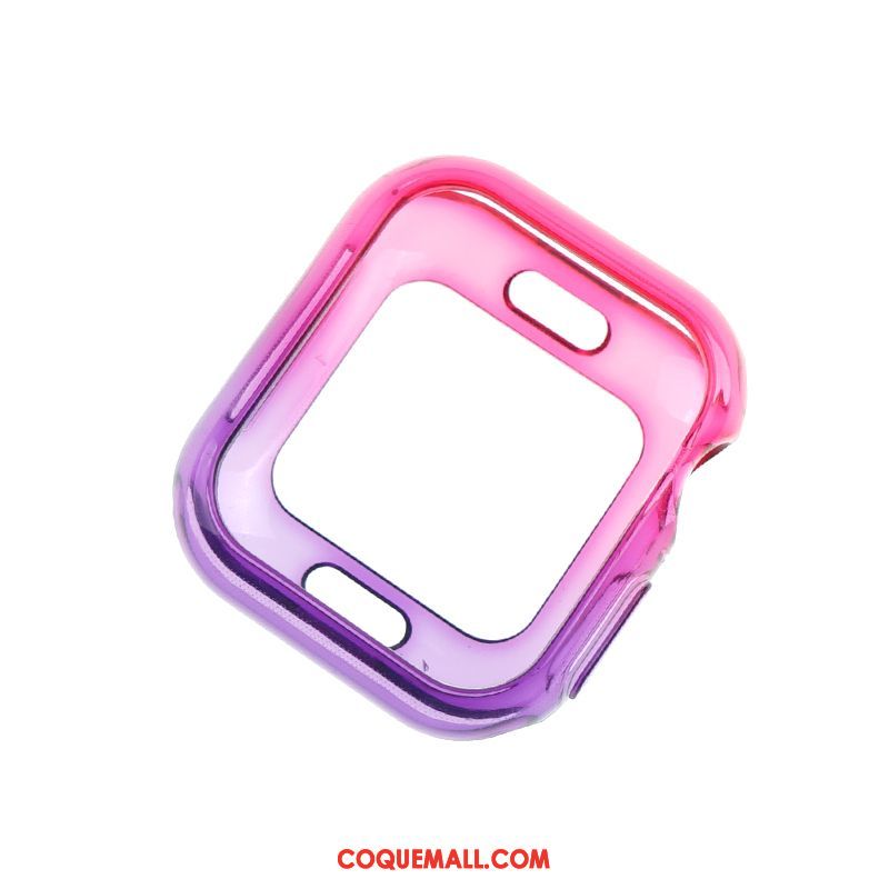 Étui Apple Watch Series 1 Incassable Bleu Transparent, Coque Apple Watch Series 1 Personnalité Protection